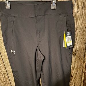 Under Armour Black Men’s M Rain Pants Storm Waterproof black NWT $130